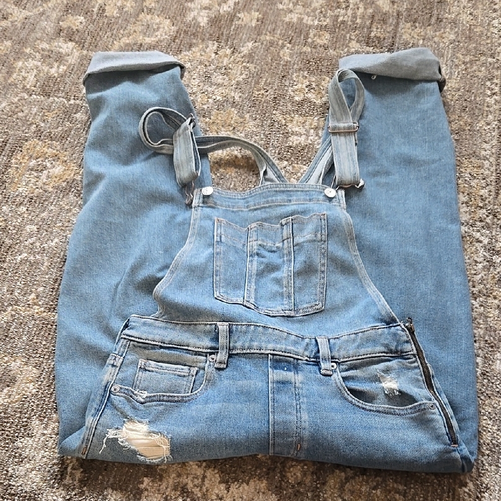 Blue Denim Overalls